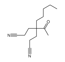4-acetyl-4-pentylheptanedinitrile结构式