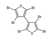 2,4,5,2',4',5'-hexabromo[3,3']bithiophenyl Structure