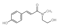 2-Propenamide,N-(2-hydroxyethyl)-3-(4-hydroxyphenyl)-N-methyl-, (E)- (9CI) structure