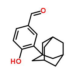 3-(Adamantan-1-yl)-4-hydroxybenzaldehyde结构式