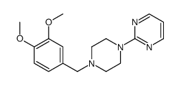 2-(4-Veratryl-1-piperazinyl)pyrimidine Structure