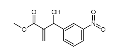 3-hydroxy-2-methylene-3-(3-nitrophenyl)propanoic acid methyl ester结构式