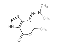 Imidazole-4(or 5)-carboxylic acid, 5(or 4)-(3, 3-dimethyl-1-triazeno)-, ethylester picture