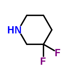 3,3-Difluoropiperidine Structure