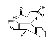 racemic-9,10-dihydro-9,10-ethanoanthacene trans-dicarboxylic acid Structure