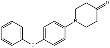 1-(4-phenoxyphenyl)piperidin-4-one结构式