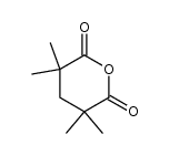 2,2,4,4-tetramethylglutaric anhydride结构式