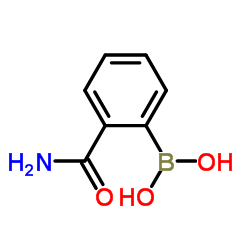 (2-Carbamoylphenyl)boronic acid structure