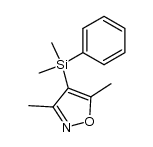 3,5-dimethyl-4-dimethylphenylsilylisoxazole结构式