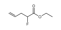 ethyl-2-fluoro-4-pentenoate结构式