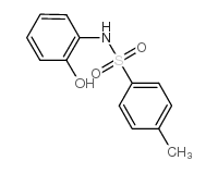 N-(2-羟基-苯基)-4-甲基-苯磺酰胺结构式