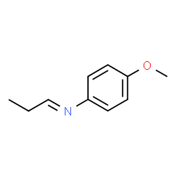 Benzenamine, 4-methoxy-N-propylidene-, [N(E)]- (9CI) Structure