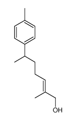 2-methyl-6-(4-methylphenyl)hept-2-en-1-ol结构式