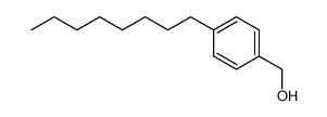 4-n-octylbenzenemethanol结构式