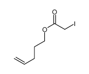 pent-4-enyl 2-iodoacetate Structure