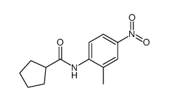 N-(2-Methyl-4-nitrophenyl)cyclopentanecarboxamide Structure