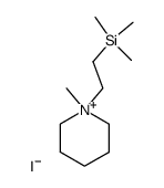 1-methyl-1-(2-(trimethylsilyl)ethyl)piperidin-1-ium iodide Structure