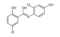 5-chloro-N-(2-chloro-4-hydroxyphenyl)-2-hydroxybenzamide结构式