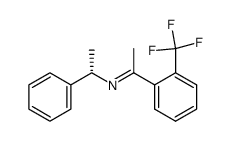 (S)-1-phenyl-N-{(S)-1-[2-(trifluoromethyl)phenyl]ethyl}ethanamine结构式