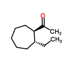 1-[(1R,2R)-2-Ethylcycloheptyl]ethanone Structure