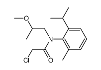 2-Chloro-N-(2-isopropyl-6-methyl-phenyl)-N-(2-methoxy-propyl)-acetamide结构式