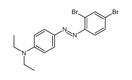 4-[(2,4-dibromophenyl)diazenyl]-N,N-diethylaniline结构式