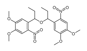 Bis-<1-(4,5-dimethoxy-2-nitro-phenyl)-propyl>-aether结构式