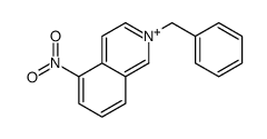 2-benzyl-5-nitroisoquinolin-2-ium结构式