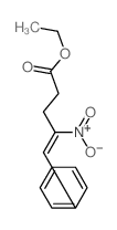 4-Pentenoicacid, 4-nitro-5-phenyl-, ethyl ester Structure