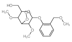 [3,4,5-trimethoxy-6-[2-(methoxymethyl)phenoxy]oxan-2-yl]methanol Structure