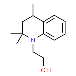 3,4-dihydro-2,2,4-trimethyl-2H-quinoline-1-ethanol结构式