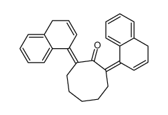 (2E,8Z)-2,8-bis(4H-naphthalen-1-ylidene)cyclooctan-1-one Structure