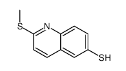 2-methylsulfanylquinoline-6-thiol结构式