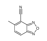 2,1,3-Benzoxadiazole-4-carbonitrile,5-methyl- structure