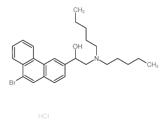 1-(9-bromophenanthren-3-yl)-2-(dipentylamino)ethanol结构式