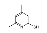 4,6-dimethyl-1H-pyridine-2-thione结构式
