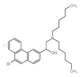1-(9-bromophenanthren-3-yl)-2-(dihexylamino)ethanol结构式