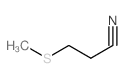 3-(Methylthio)propanenitrile结构式