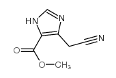1H-Imidazole-5-carboxylic acid, 4-(cyanomethyl)-, methyl ester picture