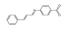 (4-nitrophenyl)-(3-phenylallylidene)-amine Structure