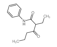 2-ethyl-3-oxo-N-phenyl-hexanamide Structure