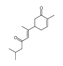5-[(1E)-1,5-Dimethyl-3-oxo-1-hexenyl]-2-methyl-2-cyclohexen-1-one结构式