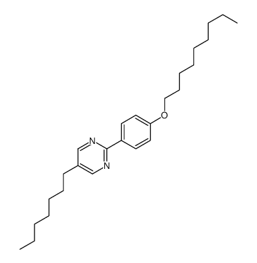 5-庚基-2-(4-壬氧基苯基)-嘧啶结构式