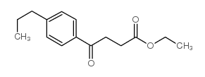 ETHYL 4-(4-N-PROPYLPHENYL)-4-OXOBUTYRATE Structure