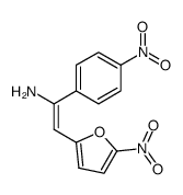 2-(5-nitro-furan-2-yl)-1-(4-nitro-phenyl)-vinylamine结构式