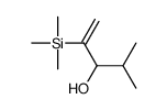 4-methyl-2-trimethylsilylpent-1-en-3-ol结构式