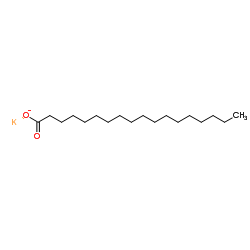 Potassium stearate structure