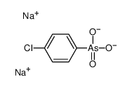 disodium,(4-chlorophenyl)-dioxido-oxo-λ5-arsane结构式