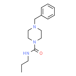 (4-Benzylpiperazinyl)-N-propylformamide结构式