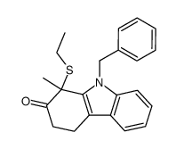 9-benzyl-1-ethylsulfanyl-1-methyl-1,3,4,9-tetrahydro-carbazol-2-one Structure